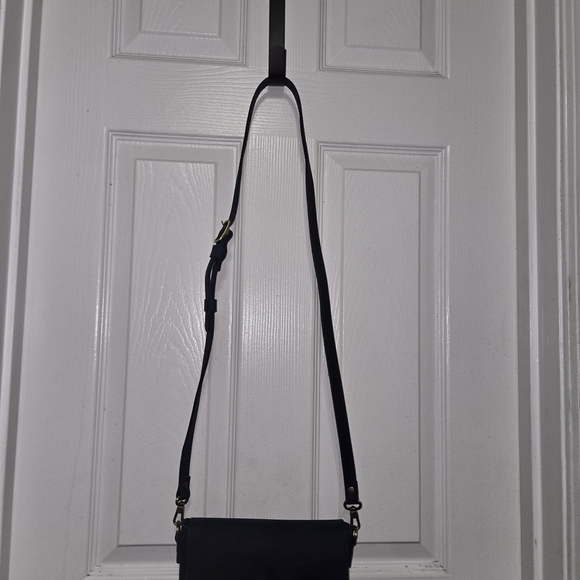 Portland Leather Beautiful Blue Metro Crossbody Bag - Picture 7 of 11